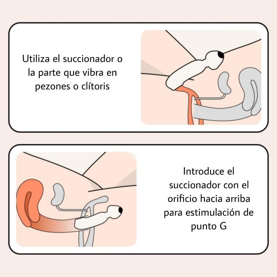 Neko Muuu 2 en 1 - Succionador y Vibrador